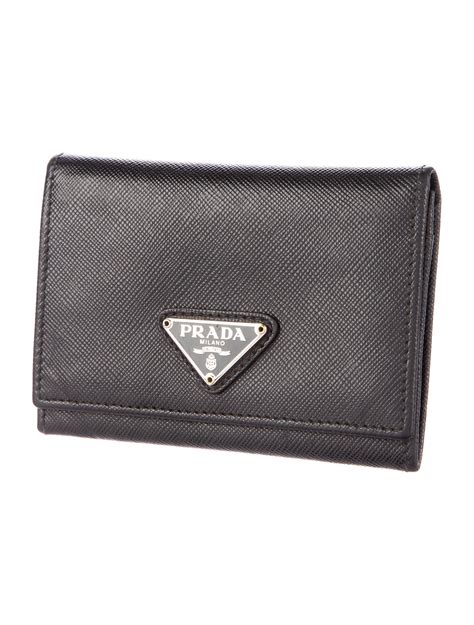 prada business card holder australia|Prada wristlet credit card holder.